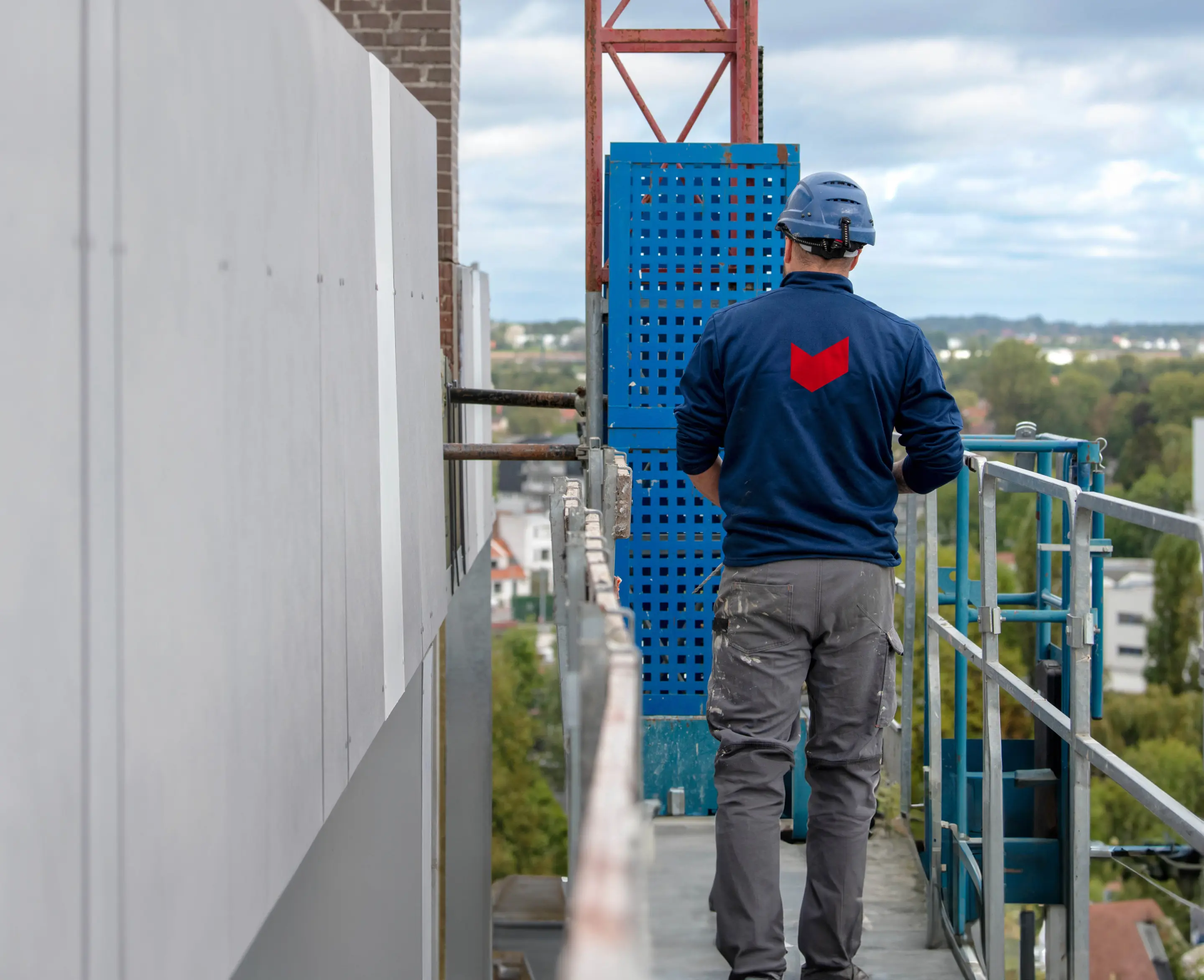 Chantier façade SEPIC